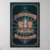 FANTASTISCHE KÄSTE UND WO SIE SIE FINDEN™ KARTE POSTER (Vorne)