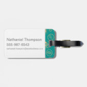 FANTASTISCHE KÄSTE UND WO SIE SIE FINDEN™-Muster Gepäckanhänger (Rückseite horizontal)