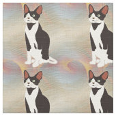 Fantastische Katze Stoff (Nahaufnahme)