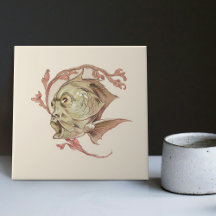 Fantastische Kreatur Bezaubernder Jugendstil-Seder