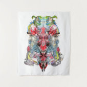 Fantastische Kunstmetrie Wandteppich (Vorderseite)