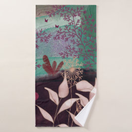 Fantastische Landschaft Badhandtuch Set