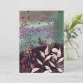 Fantastische Landschaft Save The Date (Stehend Vorderseite)