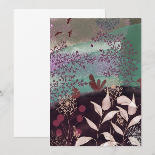 Fantastische Landschaft Save The Date (Vorne/Hinten)