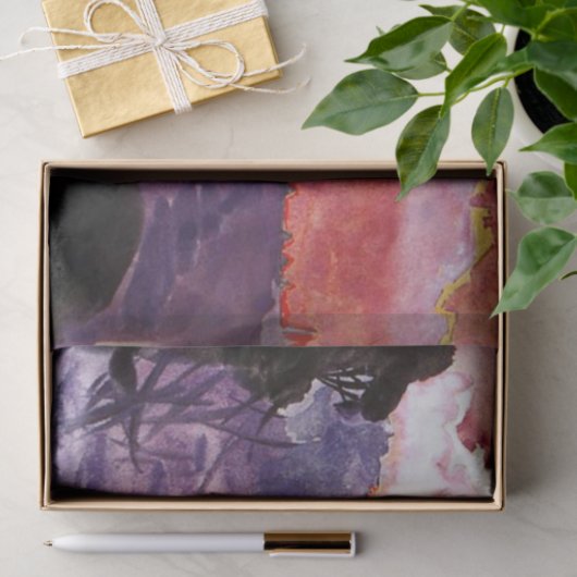 Fantastische Landschaft von Mikhail Vrubel Seidenpapier (Geschenk)