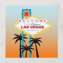 Fantastische Las Vegas Hochzeit Einladung