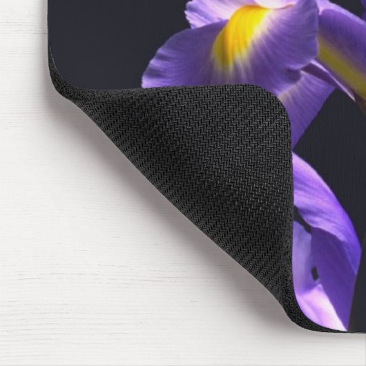 Fantastische, lila Iris Mousepad (Ecke)