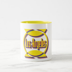 Fantastische Los Angeles 1 Cup Zweifarbige Tasse