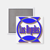 Fantastische Los Angeles 2 Magnet (Vorderseite/Rückseite)