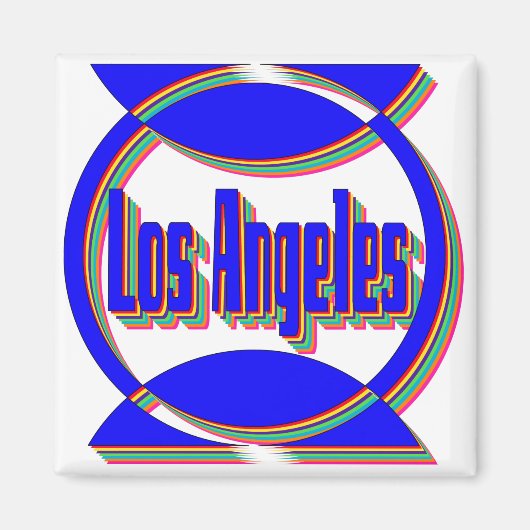 Fantastische Los Angeles 2 Magnet (Vorne)