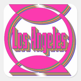 Fantastische Los Angeles 3 Aufkleber