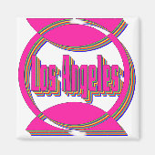 Fantastische Los Angeles 3 Magnet (Vorne)