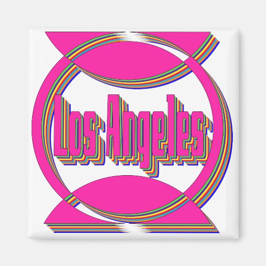 Fantastische Los Angeles 3 Magnet (Vorne)
