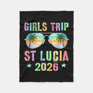 Fantastische Mädchenreise ST Lucia 2026 Reise Stra Fleecedecke