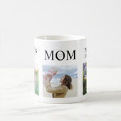 Fantastische Mama Familienfoto Collage Modern Kaffeetasse (Mittel)