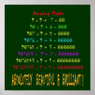 Fantastische Mathe-Reihe 3 Poster