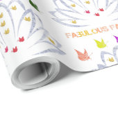 fantastische Mode Geschenkpapier (Rolleneckpunkt)