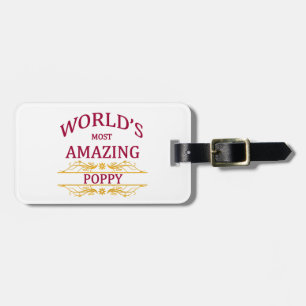 Fantastische Mohnblume Gepäckanhänger