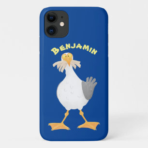 Fantastische Möwe mit Pommes frites Cartoon Case-Mate iPhone Hülle