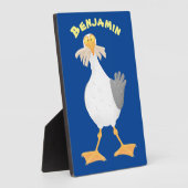 Fantastische Möwe mit Pommes frites Cartoon Fotoplatte (Seite)