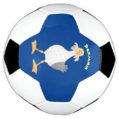 Fantastische Möwe mit Pommes frites Cartoon Fußball (Gedreht)