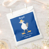 Fantastische Möwe mit Pommes frites Cartoon Geschenktütchen (Ausgeschnitten)