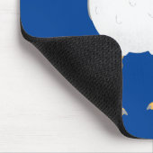 Fantastische Möwe mit Pommes frites Cartoon Mousepad (Ecke)