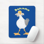 Fantastische Möwe mit Pommes frites Cartoon Mousepad (Mit Mouse)