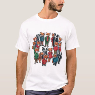 Fantastische Mr. Fox Hauptdarsteller Kunst T-Shirt