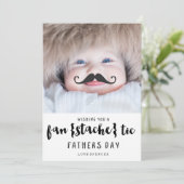 FANTASTISCHE MUSTACHE | VATER DAY CARD KARTE (Stehend Vorderseite)