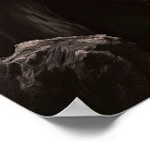 Fantastische mythische Meerjungfrau auf Baumzweig Poster (Ecke)