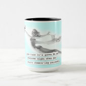 Fantastische Nacht als Sie Cheers'ing Retro Tasse (Zentrum)