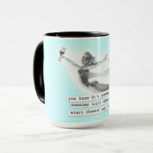 Fantastische Nacht als Sie Cheers'ing Retro Tasse (Vorderseite Links)