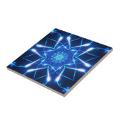 Fantastische Neon White, Light Blue Colors 01 ~ Fliese (Seite)