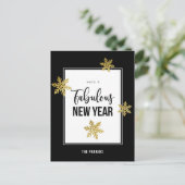 Fantastische Neujahrsgeschichten Stilfserjoch Feiertagspostkarte (Stehend Vorderseite)