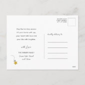 Fantastische Neujahrsgeschichten Stilfserjoch Feiertagspostkarte (Rückseite)