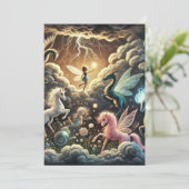 Fantastische Neujahrskarte Feiertagskarte (Stehend Vorderseite)