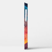 Fantastische Ölmalerei schöner großer Planet Mond  Case-Mate iPhone Hülle (Rückseite / Links)