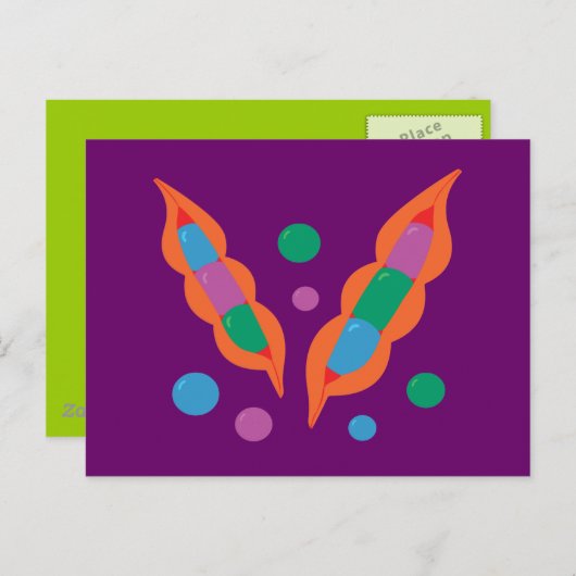 Fantastische Peapods Postkarte (Vorne/Hinten)