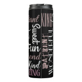 Fantastische Personalisierte positive Attribute Thermosbecher (Rückseite)