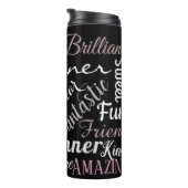 Fantastische Personalisierte positive Attribute Thermosbecher (Nach rechts gedreht)