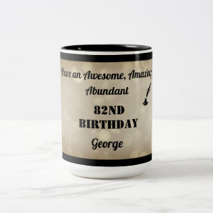 Fantastische Personalisierte Tasse 82. Geburtstag