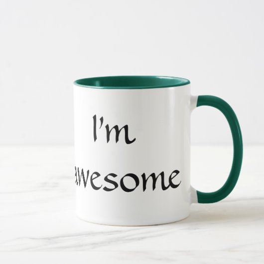 Fantastische Pfau-Tasse Tasse (Rechts)