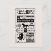 Fantastische Pferdeausflüge Postkarte (Vorderseite)