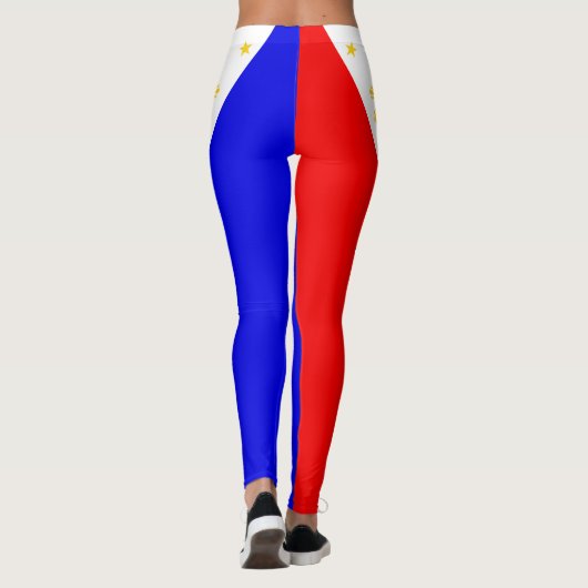 Fantastische Philippinen-Flagge Leggings (Rückseite)