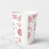 Fantastische Pizzeria Baby Dusche Pappbecher (Rechts)