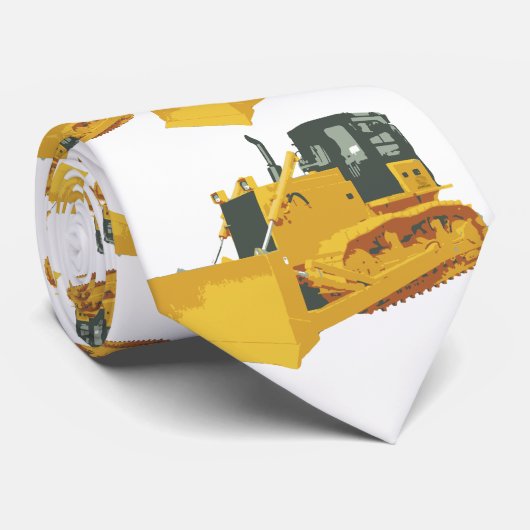 Fantastische Planierraupe Krawatte (Gerollt)