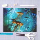 Fantastische Quallen, Unterwasserwelt Seidenpapier (Handwerk)