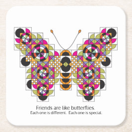 Fantastische Rechteckiger Pappuntersetzer