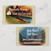 fantastische Reise Visitenkarte (Vorne/Hinten)